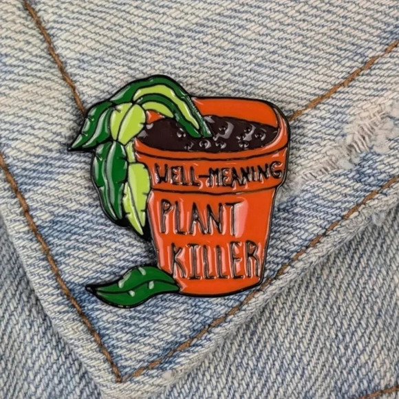 Jewelry - (5/$20) Plant Killer Enamel Pin